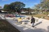 Se inauguró un nuevo espacio para el disfrute público en el pueblo Santiago Vázquez.-