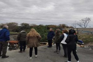 El alcalde Plachot se reunió con Techo para evaluar posibles mejoras en Cantera del Zorro