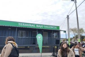 Se inauguró la nueva terminal de ómnibus en Bajo Valencia, Casabó