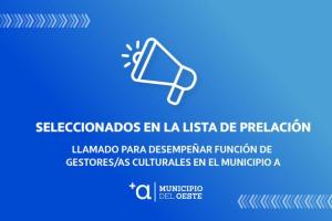 Resultados de llamado a gestores