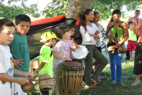 Capoeira en Recreo de Plaza Chimeneas / Foto: Javier Cáceres
