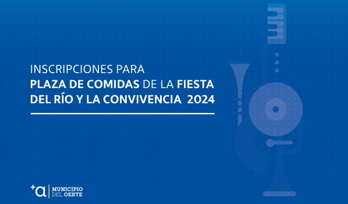 Inscripciones para Plaza de Comida de la Fiesta del Río y la Convivencia 2024