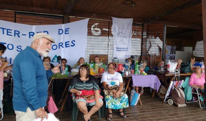 Jornada de los adultos mayores en Santiago Vázquez