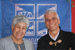 Concejales municipales Mirtha Villasante y Nelson Moreira